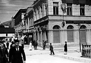 Sarajewo: The Princip corner in Sarajevo, 1934