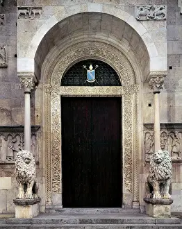 Wiligelmo: Principal Doorway. Wiligelmo. Facade, Cathedral