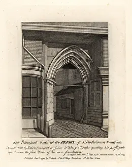 Antiquaries: The Principal Gate of the Priory of St. Bartholomew
