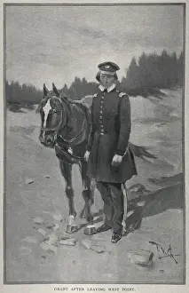 Lcgr1901: Print from a 1845 daguerreotype of Grant after