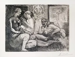 Roussillon: Print, Musee d'Art Hyacinthe Rigaud, Perpignan, France