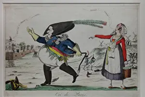 Grand Est: Print, Musee Napoleon, Brienne-le-Chateau, Aube, France