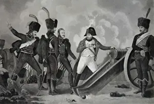 Grand Est: Print, Musee Napoleon, Brienne-le-Chateau, Aube, France