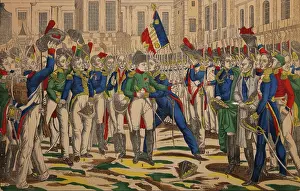 Grand Est: Print, Musee Napoleon, Brienne-le-Chateau, Aube, France