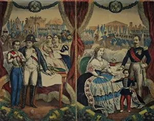 Grand Est: Print, Musee Napoleon, Brienne-le-Chateau, Aube, France