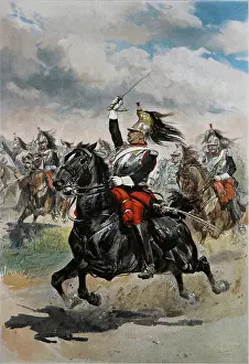 Detaille: Print, Musee Napoleon, Brienne-le-Chateau, Aube, France