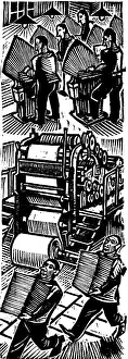 Hurrying: Print room