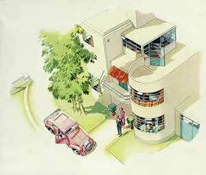 Users: Print User's Yearbook -- art deco house
