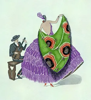 Flamenco: Print User's Yearbook -- flamenco dancer