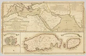 Particular: Three printed coloured maps