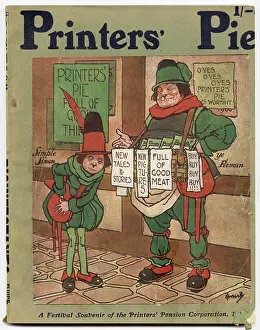 Pieman: Printers Pie cover, 1909