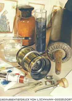 Schwann: Printer's utensils