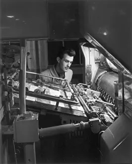 Proof: Printing Machine Operator checks a proof