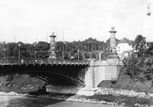 Isar: Prinzregenten Brigde in Munich
