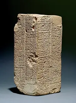 Isin: prism, Sumerian cuneiform