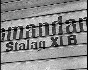 Stalag: Prison Camp Sign Stalag XI B In Fallingbostel