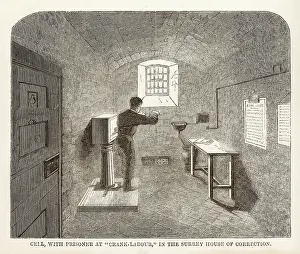 Correction: Prison - Crank-Labour - 1860