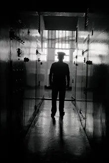 Incarcerated: Prison guard in a passage at Leeuwkop Prison
