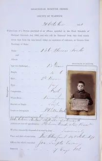 Mugshots: Prisoner mug shot 1873