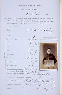 Mugshots: Prisoner mug shot 1873