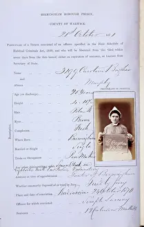 Mugshots: Prisoner mug shot 1873