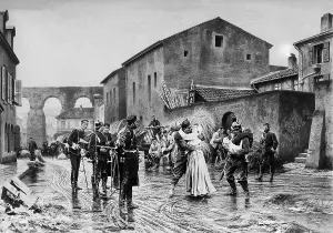 Becomes: Prisoner of war by Anton von Werner, 1886