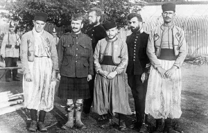 Scotsmen: Prisoners from different countries, 1914