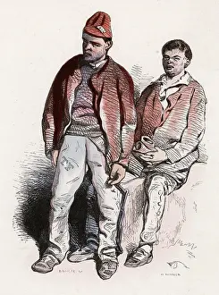 Numbered: Prisoners: two French convicts