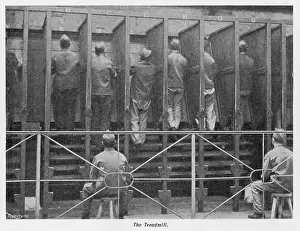 Wormwood: Prisons, Britain: prisoners working the treadmill
