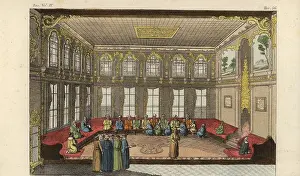 Embroidering: Private quarters of an Ottoman official