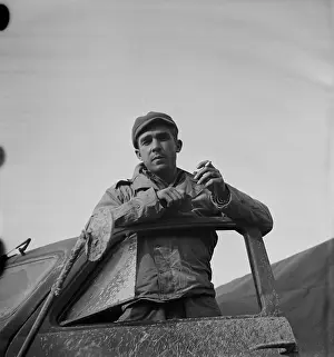 Old Fashion: Private serving overseas as a truck driver