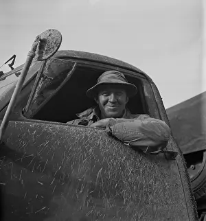Old Fashion: Private serving as a truck driver with the