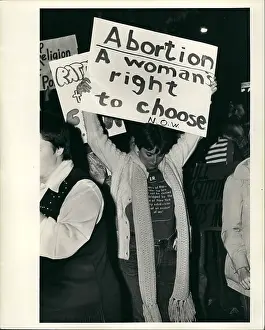 Abortion: Pro-abortion demonstration, Ford-Carter TV debate