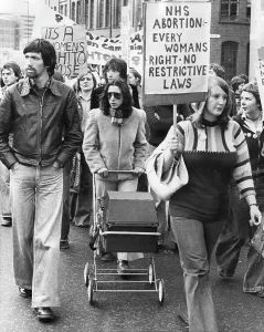 Abortion: Pro-abortion demonstrators