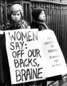 Protestors: Pro-abortion demonstrators