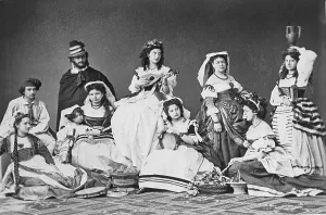 Adel: Probably: 4 image The Barcarolle'. Scene from 8 tableaux?