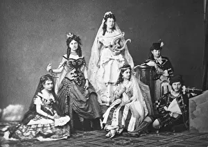 Adel: Probably: Scene from 8 tableaux vivants. Listed at the?