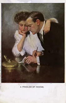Sums: A problem of income - couple trying to balance the books