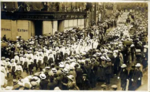 Bedfordshire: Procession by Blundell Brother's Outfitters, Luton, Bedfords