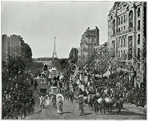 Mardi: Procession of the Fat Ox in Paris