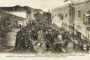 Mersin: Procession of the French Admiral - Mersin