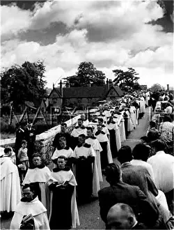 Aylesford: PROCESSION OF FRIARS