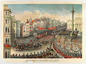 Jubilee: The Procession of HM Queen Victoria in Trafalgar Square