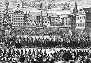 Stephans: Procession from Hof to St. Stephan?s Cathedral