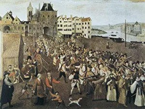 Greve: Procession of the Holy League Leaving the Saint-Jean