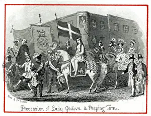 Coventry: Procession of Lady Godiva and Peeping Tom of Coventry