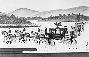 Kyoto: Procession on the occasion of the coronation