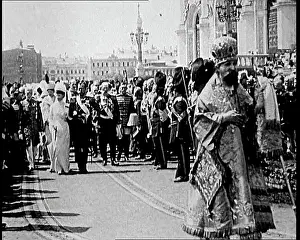 Follows: Procession in the Russian Empire Led By Russian