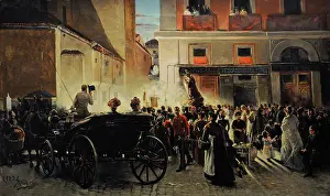 Imagery: Procession of Saint Anthony in Madrid, 1893, by Carpio