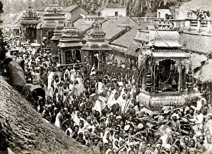 Kandy: Procession of the tooth? Ceylon, Sri Lanka